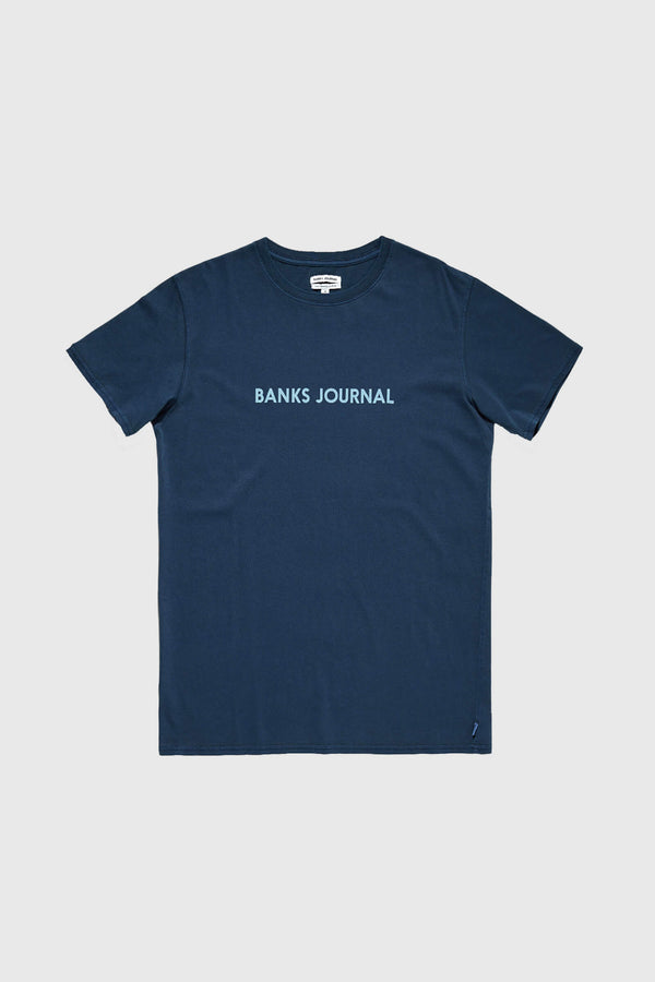 Banks Journal Label Core T-shirt Insignia Blue