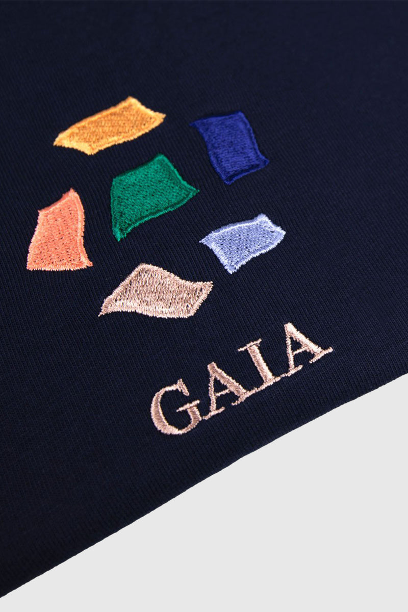 Idioma Gaia T-shirt Navy