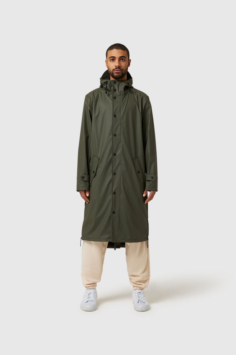 Maium Mens Original Raincoat Army Green