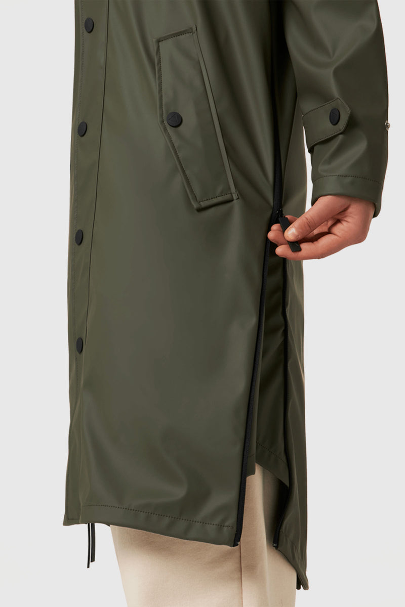 Maium Womens Original Raincoat Army Green