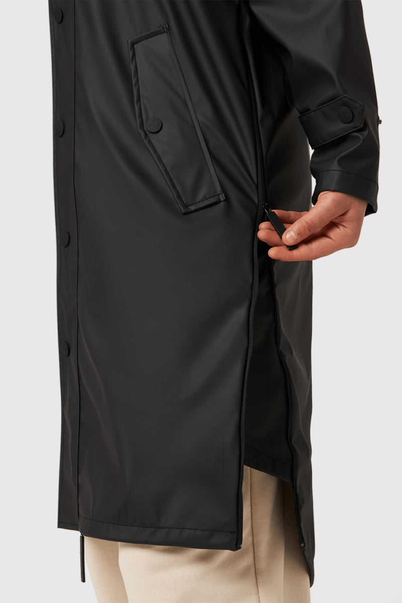 Maium Womens Original Raincoat Black